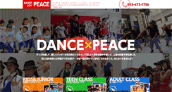 Desktop Screenshot of dancejoypeace.com