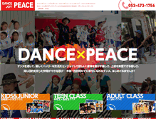 Tablet Screenshot of dancejoypeace.com